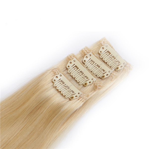 Russian Hair Extensions USA China Remy Human Clips On Hair Extensions Manufactures LM358 